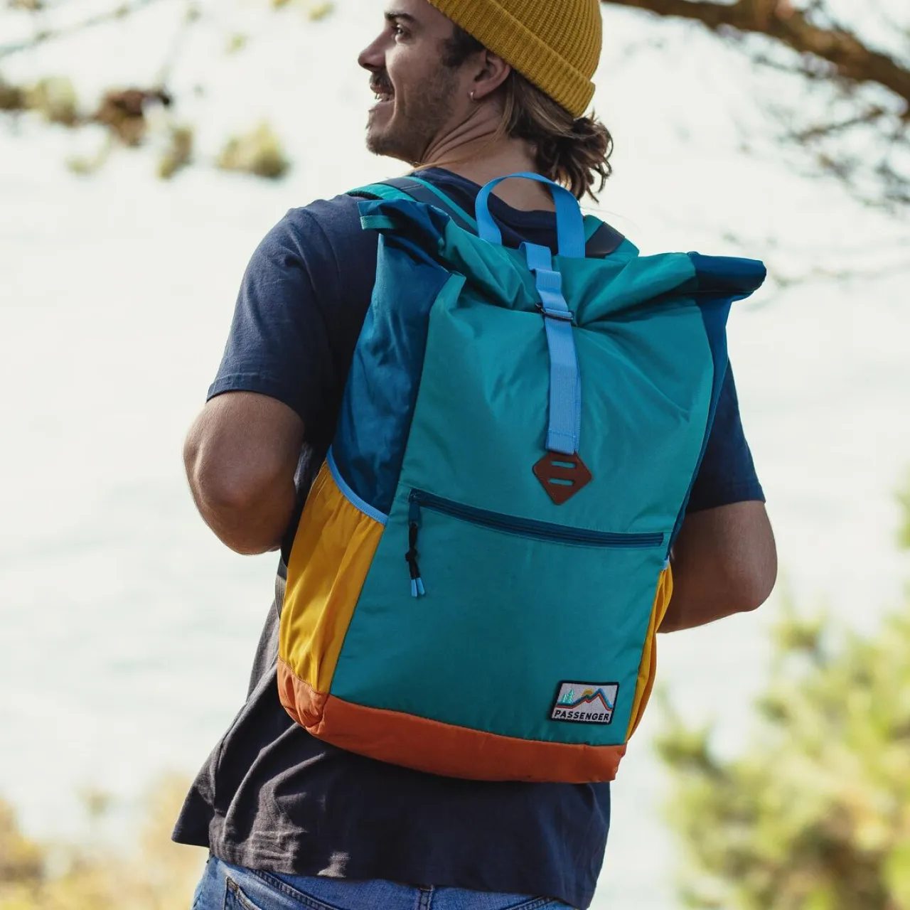 rolltop_recycelte_khltasche_l__mehrfarbig_2.webp Store Rolltop recycelte Kühltasche 32L - Aufbewahrung & Kühltaschen | Kühltaschen