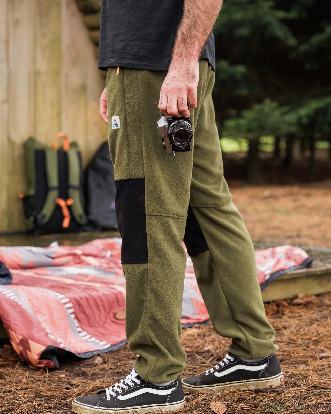 set_off_recycelter_polarfleecejogger__echtes_schwarz_khaki_8.webp Discount Set off recycelter Polar-Fleece-Jogger - Echtes Schwarz/ Khaki Herren Hosen