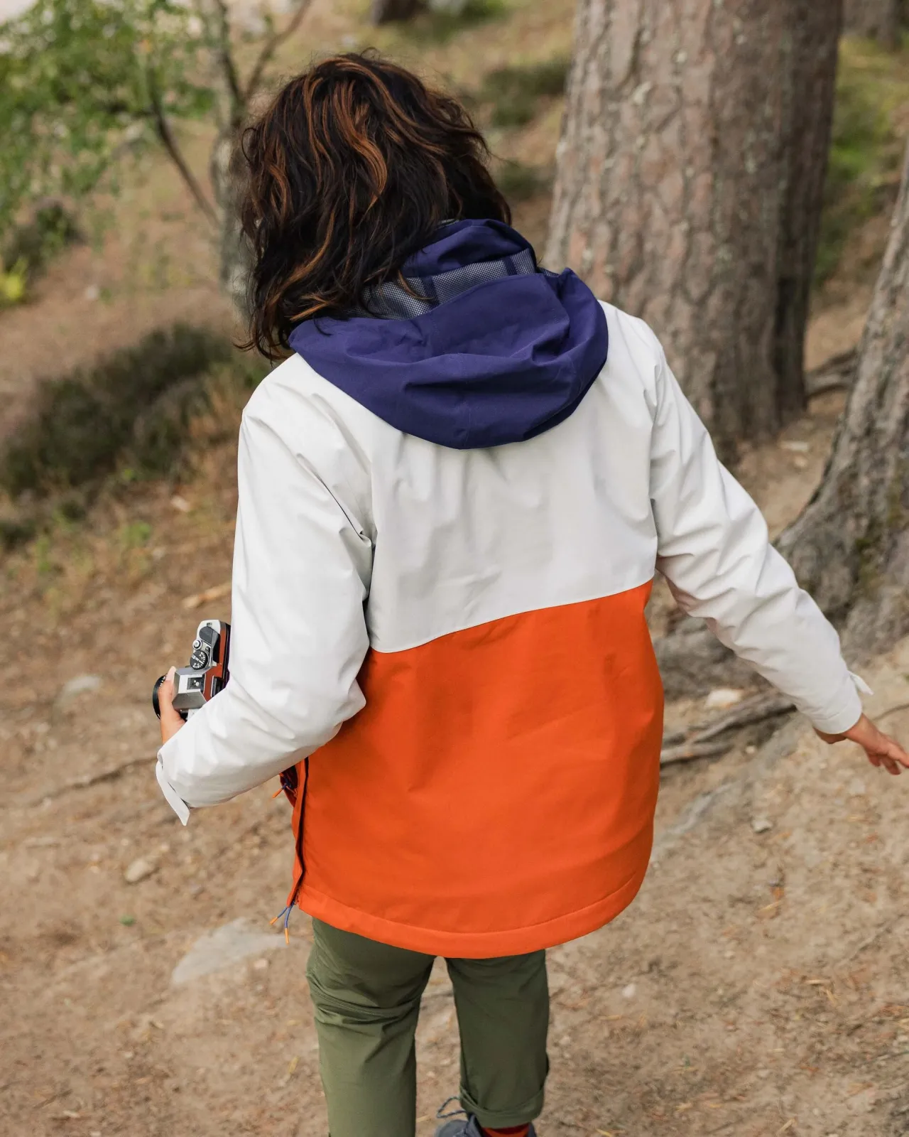 skyline_recycelte_wasserabweisender_smock__verbranntes_orangebirke_2.webp Cheap Skyline Recycelte Wasserabweisender Smock - Verbranntes Orange/Birke Damen Wasserdicht | Oberteile