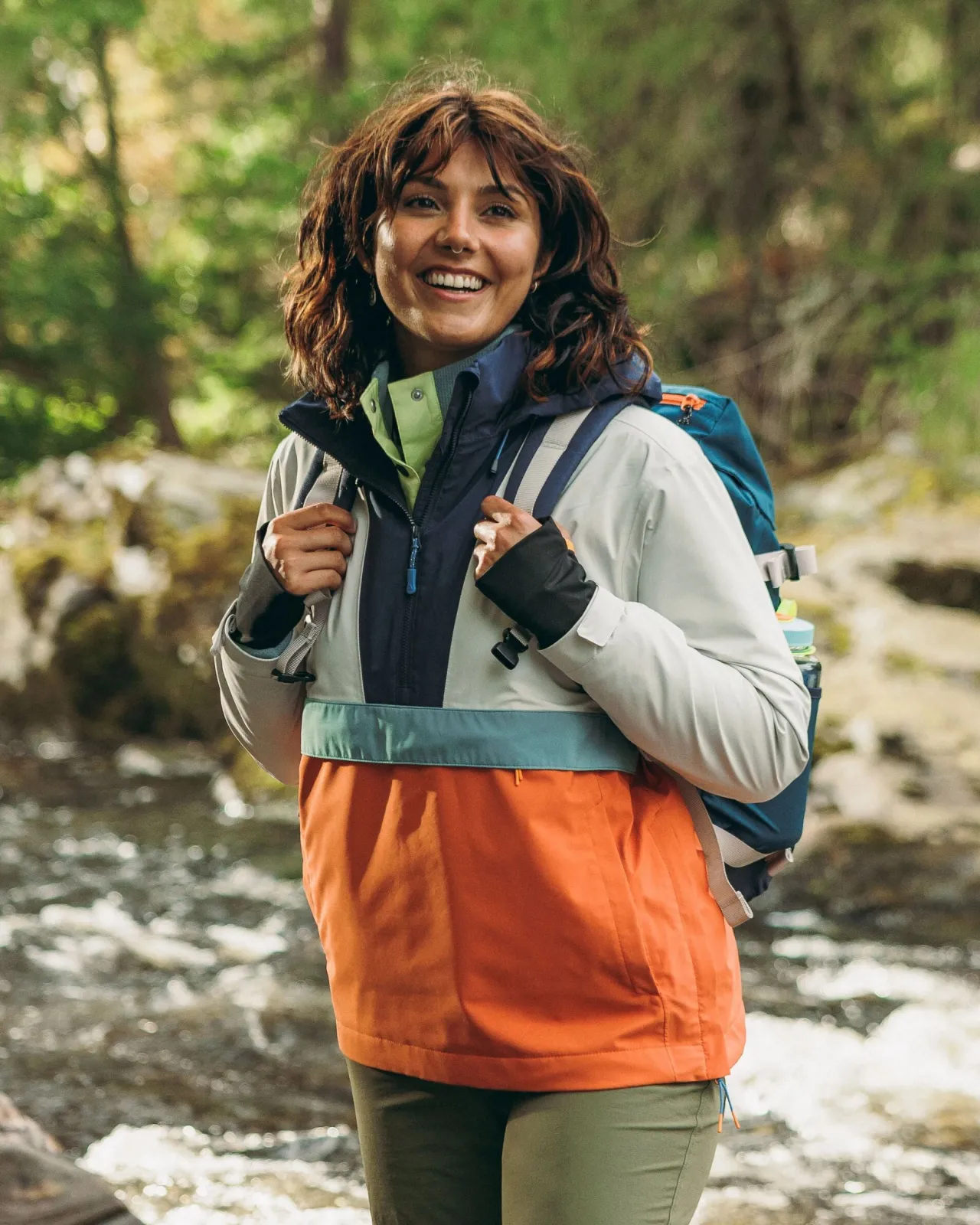 skyline_recycelte_wasserabweisender_smock__verbranntes_orangebirke_5.webp Cheap Skyline Recycelte Wasserabweisender Smock - Verbranntes Orange/Birke Damen Wasserdicht | Oberteile