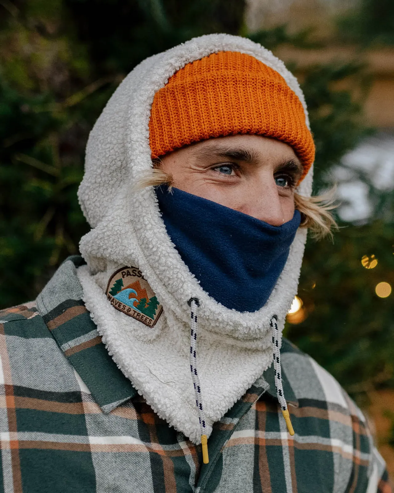 Outlet Snowdrift recyceltes Polarfleece Kapuzenpullover - Herren Schals | Mützen
