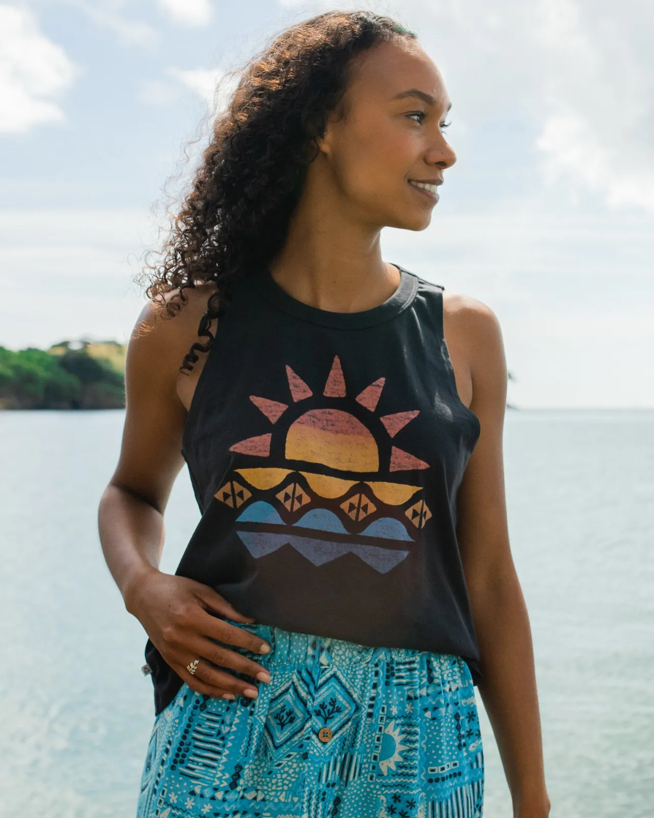 Hot Sunray Recycelte Baumwollweste - Damen Tanktops