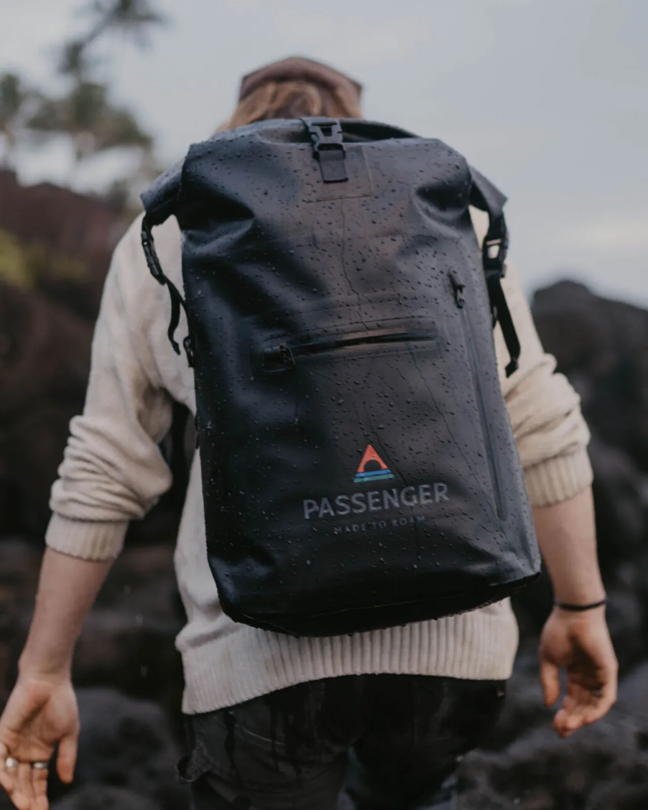 Shop Tide Rucksack aus recyceltem Trockensack 25L - Rucksäcke | Wasserdichte Taschen