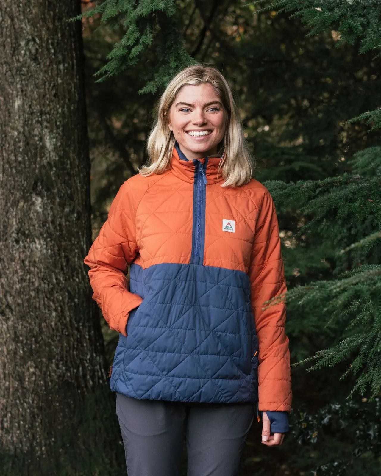 Discount Trace recycyelter isolierter 2.0 Windbreaker - Verbranntes Orange Damen Isoliert | Oberteile