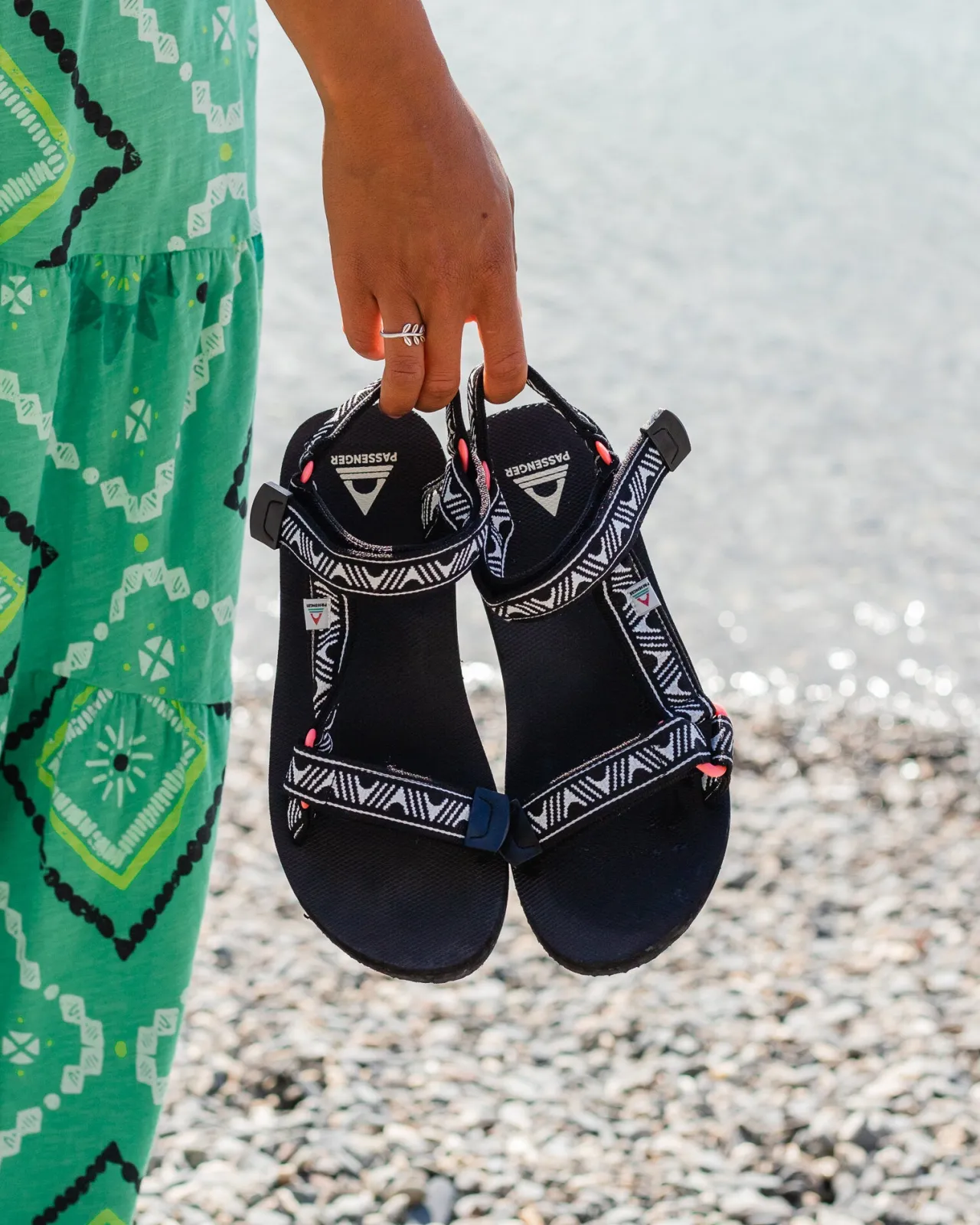 Fashion Venice Sandale - Pfad Monochrom Damen Flip Flops & Sandalen