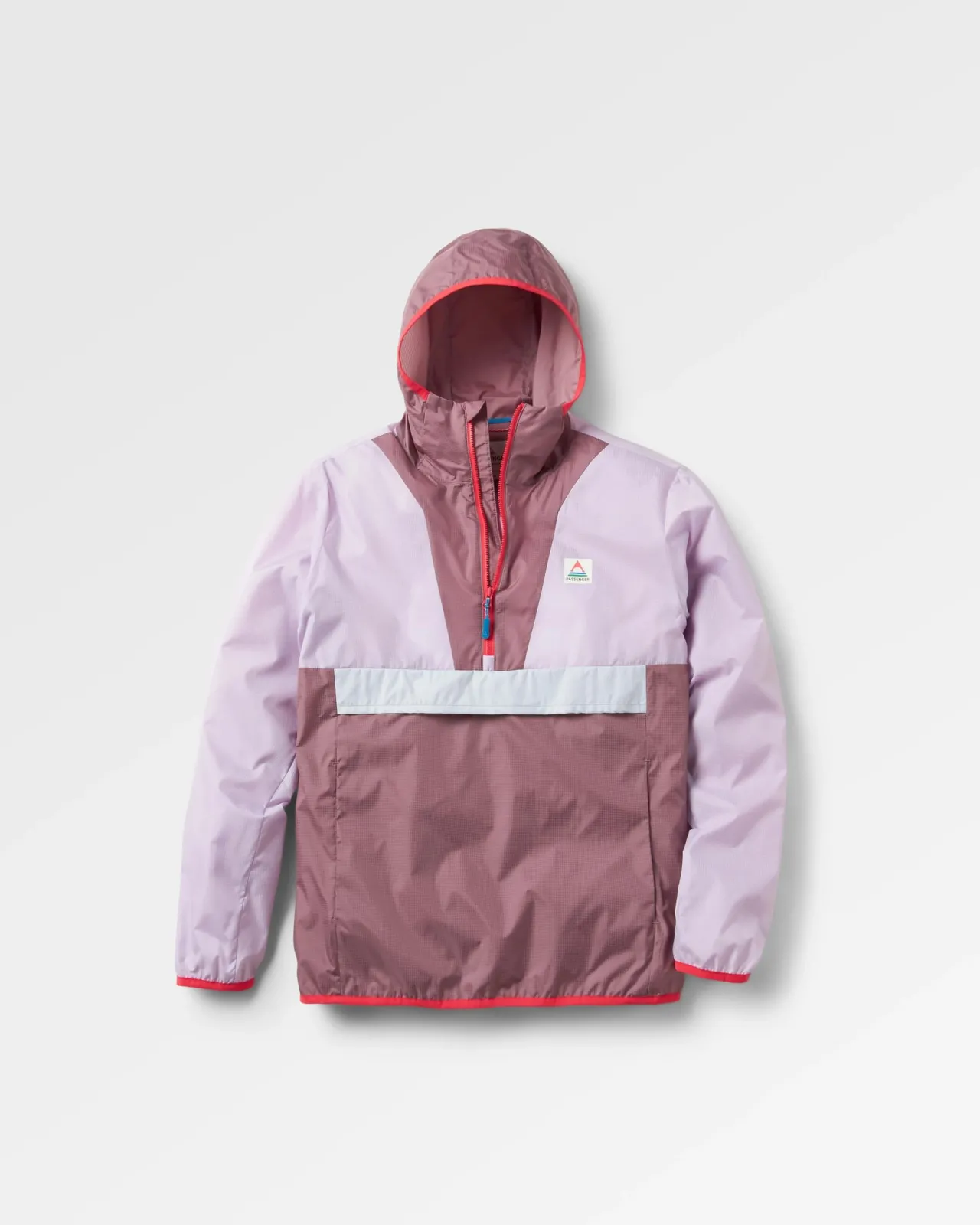 Clearance Viento Recycelte Windjacke Anorak - Fliedernebel/Traube Damen Oberteile