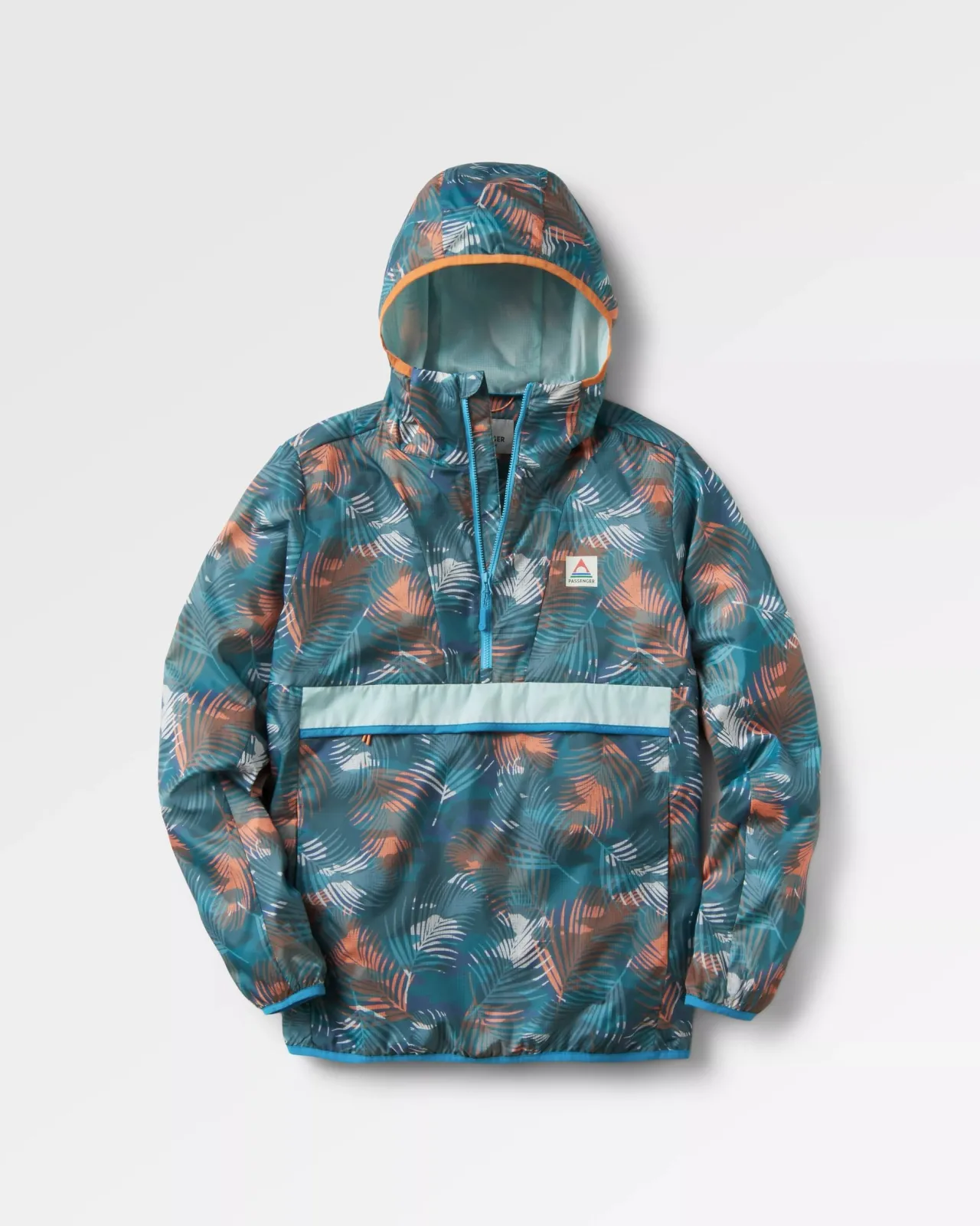 Outlet Viento Recycelte Windjacke Anorak - Palm Camo Tiefsee Damen Oberteile | Jacken