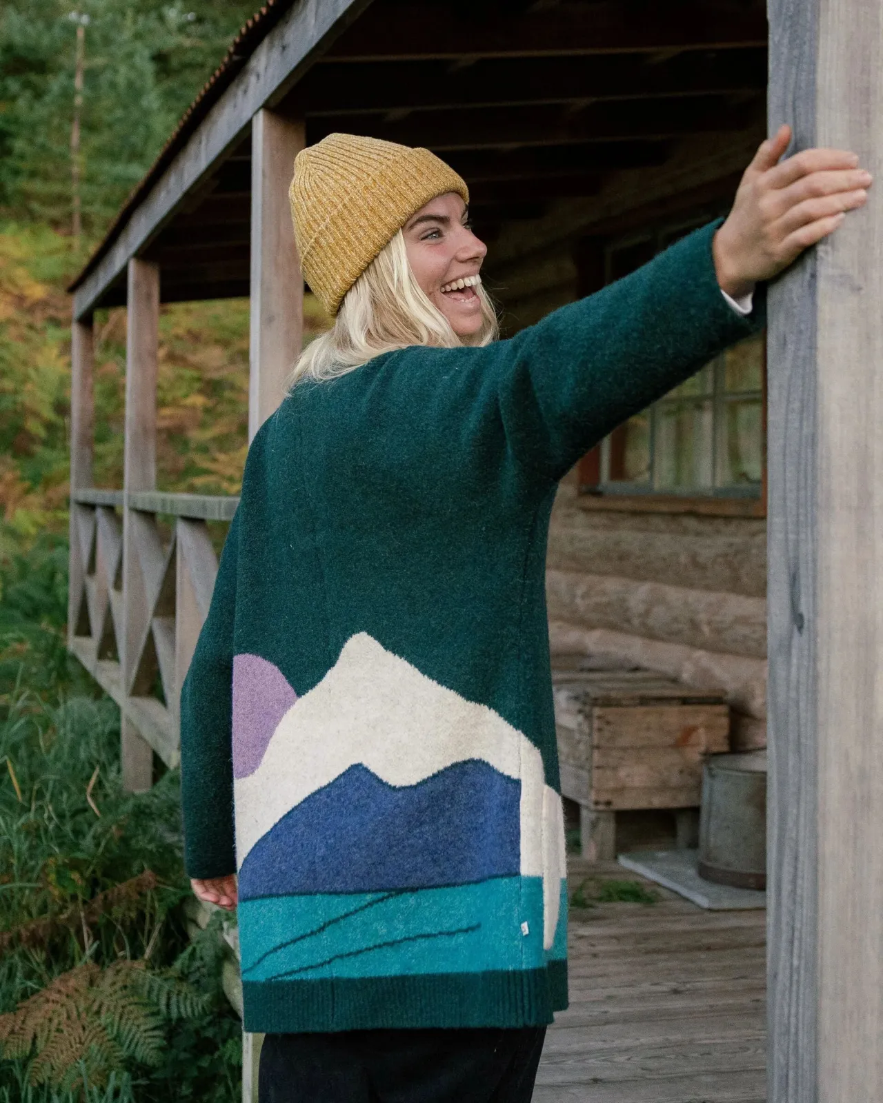 New Vista Recycelter Strickcardigan - Damen Strickwaren