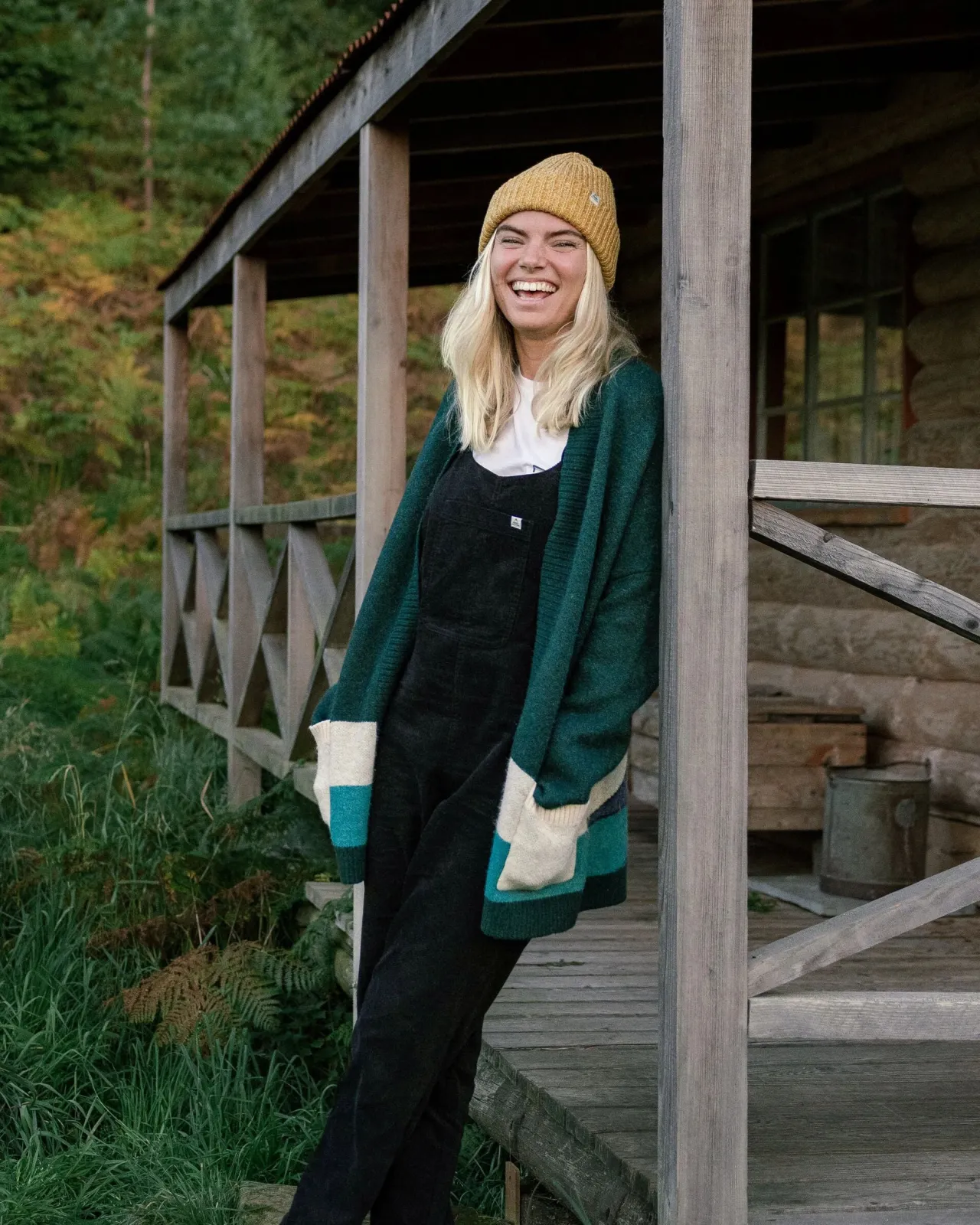 vista_recycelter_strickcardigan__regenwald_1.webp New Vista Recycelter Strickcardigan - Damen Strickwaren
