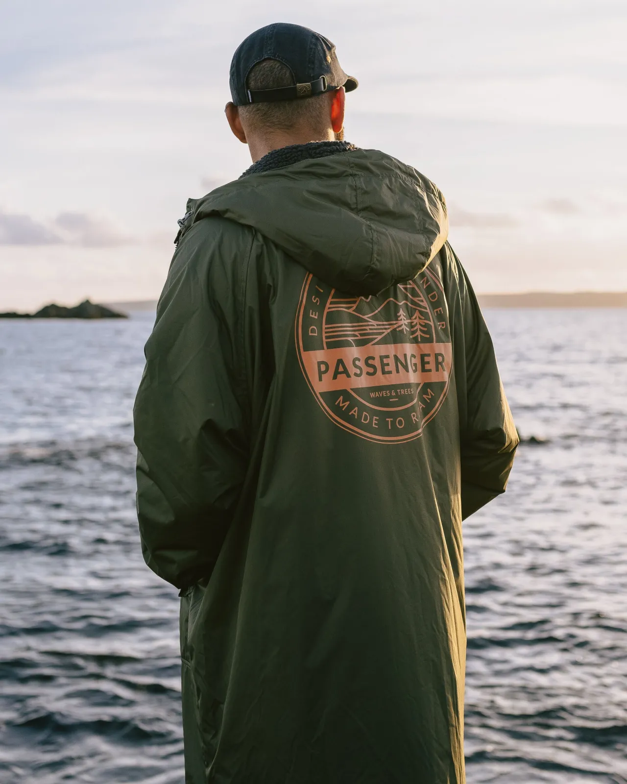 Fashion Waves Recycelter Sherpa Gefütterter Surf-Poncho - Surf-ponchos | Surfzubehör