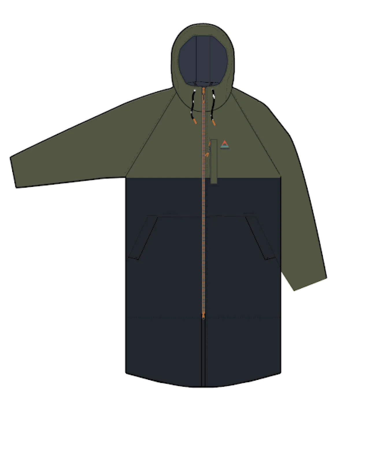 waves_recycelter_sherpa_geftterter_surfponcho__schwarzkhaki_19.webp Clearance Waves Recycelter Sherpa Gefütterter Surf-Poncho - Schwarz/Khaki Surf-ponchos | Surf-ponchos
