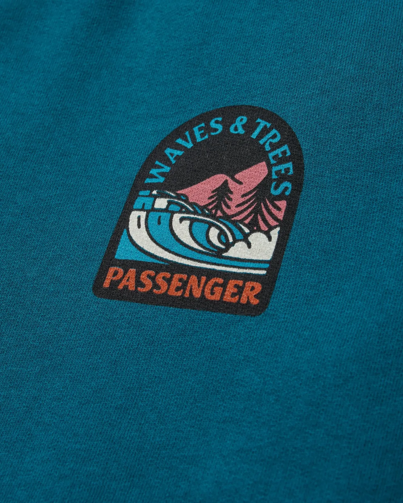 waves_u_trees_recyceltes_baumwollsweatshirt__gezeitenblau_3.webp Outlet Waves u0026 Trees Recyceltes Baumwoll-Sweatshirt - Damen Kapuzenpullover & Sweatshirts