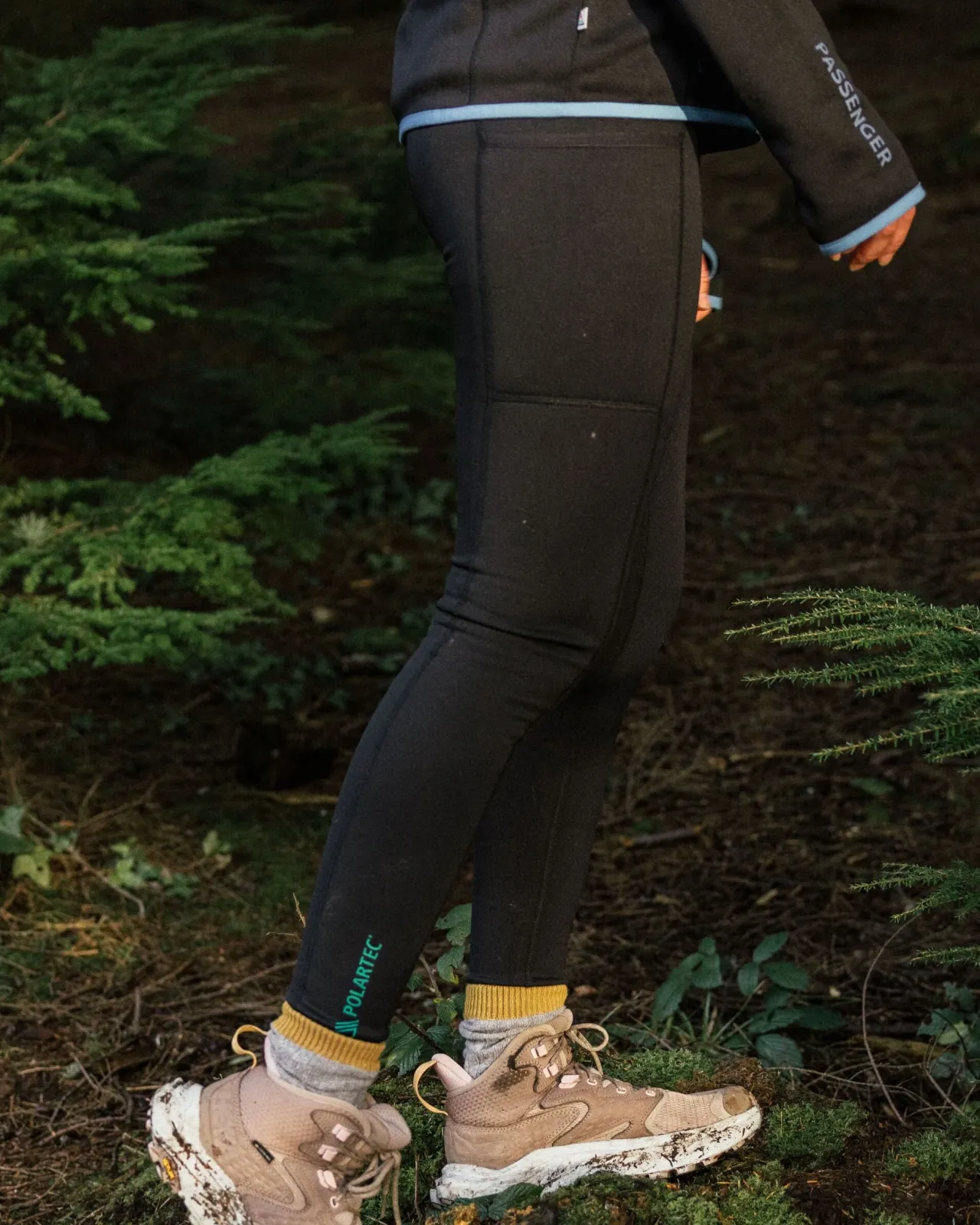 wintergreen_recycelte_polartec_leggings__schwarz_2.webp Online Wintergreen Recycelte Polartec® Leggings - Damen Leggings | Latzhosen & Hosen
