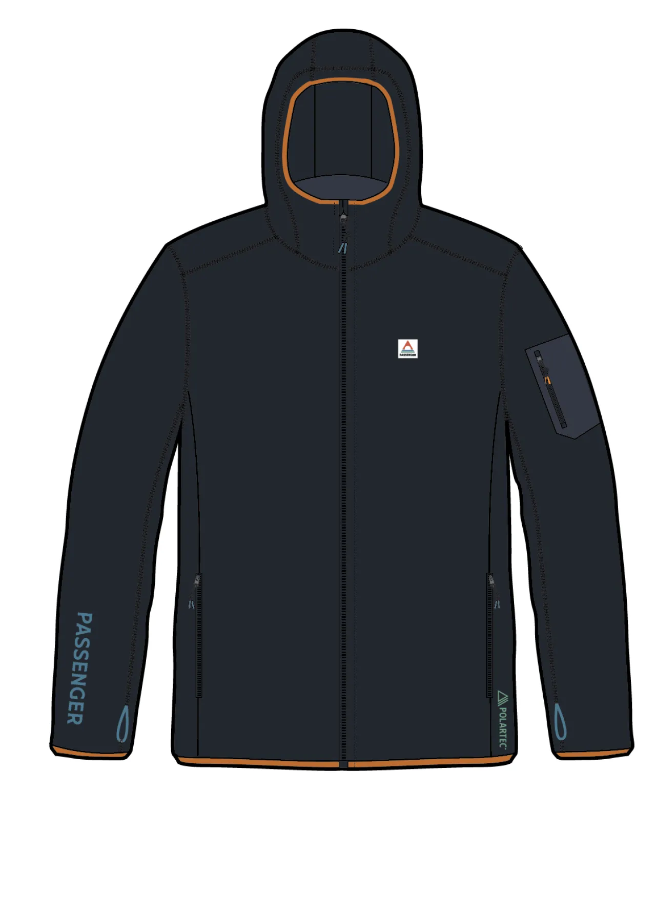 wintergreen_recycelter_polartec_fleecehoodie__schwarz_8.webp Clearance Wintergreen Recycelter Polartec® Fleece-Hoodie - Damen Kapuzenpullover & Sweatshirts | Oberteile