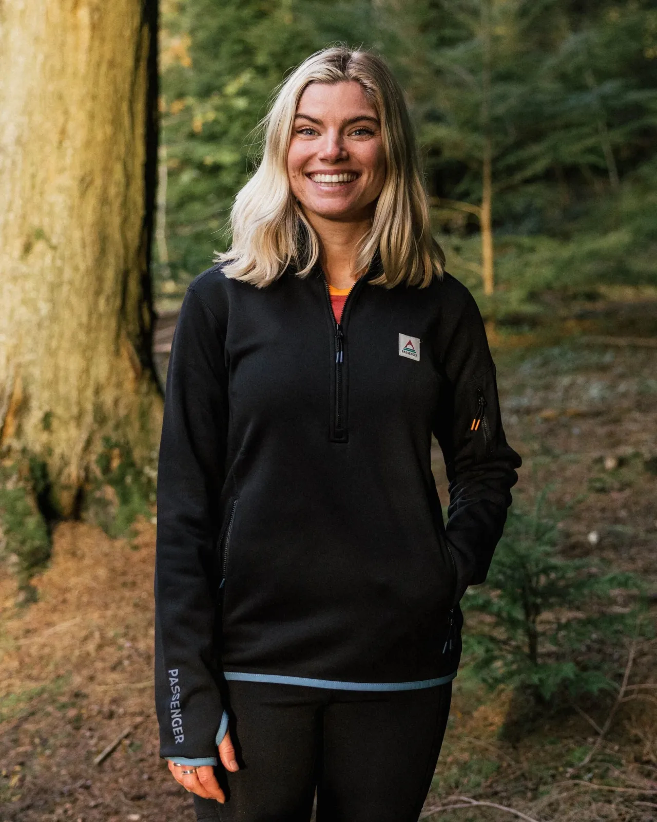 wintergreen_recycelter_polartec_fleecepullover__schwarz_3.webp Online Wintergreen Recycelter Polartec® Fleece-Pullover - Damen Oberteile