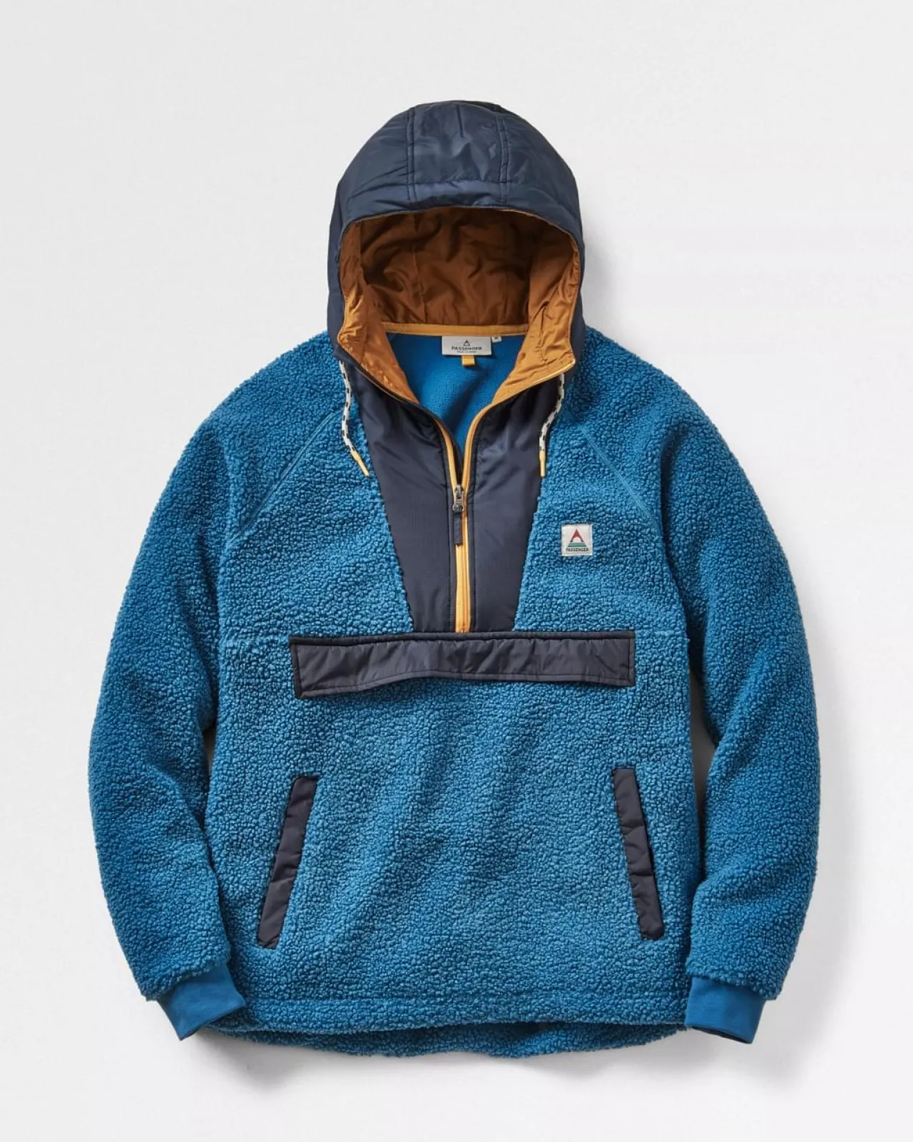 woodland_recyceltes_polargefttertes_sherpafleece__blauer_stahl_7.webp Best Sale Woodland Recyceltes Polar-gefüttertes Sherpa-Fleece - Blauer Stahl Herren Fleece | Fleece